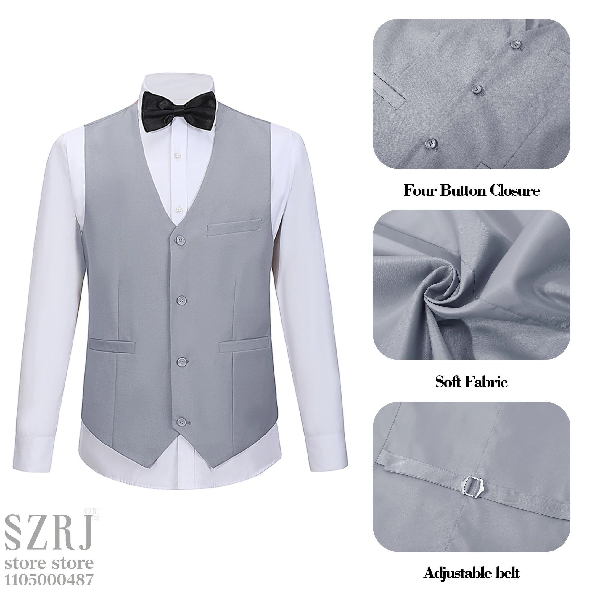 Gentleman Red Tie Suit